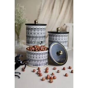ERB30T9 Yuvarlak Kutu Ø140, Topuz Kulp, 3 Lü Set, City