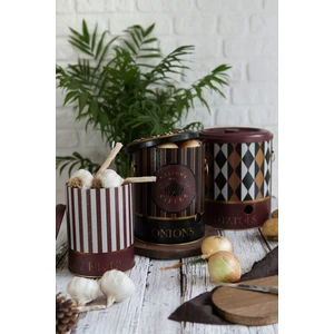 ERB29T8 Patates-Soğan-Sarımsak Saklama Kabı 3 Lü Set, Circus
