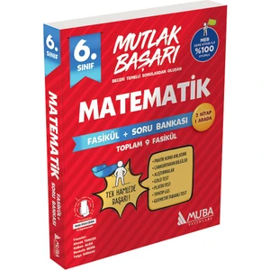 Muba Yayınları Mutlak Başarı 6.sınıf Matematik Fasikül+Soru Bankası
