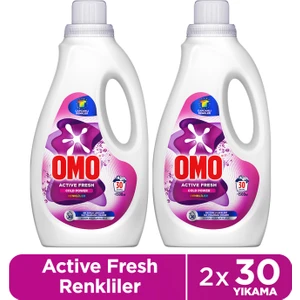 Active Fresh Cold Power Renkliler Için Sıvı Deterjan 1500 ml X2