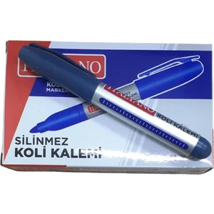 Marker Mavi Silinmez Koli Kalemi 10 Adet