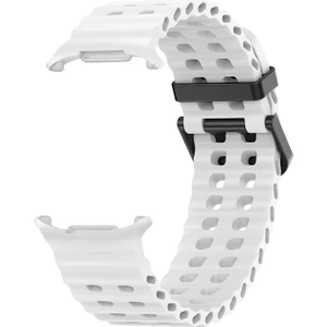 Samsung Galaxy Watch Ultra 2025 Kordon Flexi Sport Beyaz