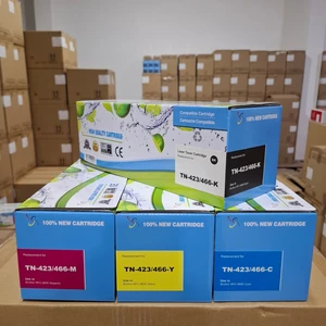 TN423-466 Yüksek Kalite Toner Kartuşu 1 Takım 4 Renk