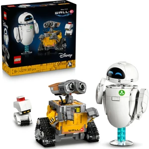Lego® ǀ Disney ve Pixar Wall-E ve Eve 43279 – Film Sever Yetişkinler Için Dekoratif Koleksiyonluk Model Yapım Seti (811 Parça)