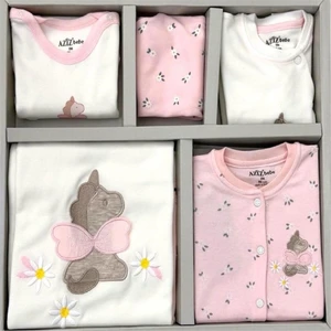 Aziz Bebe 10314 Kız Bebek Pembe 10'li Hastane Çıkışı