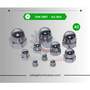 Kromtürksan - Paslanmaz Kör Somun - 20 Adet