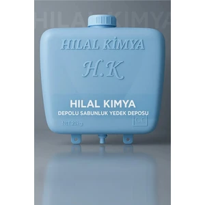 Hilal Kimya Depolu Sabunluk Sistemi Deposu 20 Kg Kapasiteli Mavi