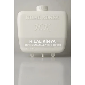 Hilal Kimya Depolu Sabunluk Sistemi Deposu 20 Kg Kapasiteli Beyaz