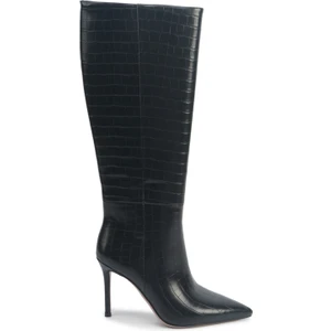 Nine West Justın2 5pr Siyah Kadın Topuklu Çizme