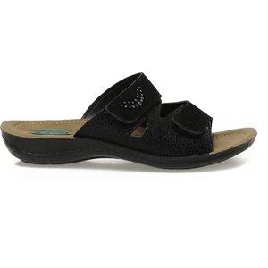 609002.Z5PR Siyah Kadın Ev Terliği