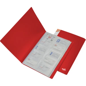 Kartvizitlik A4 800 Adet Kırmızı Renkli Düzenleyici Güvenli Saklama İçin