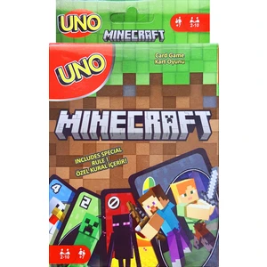 Resimli Uno Minecraft Oyun Kartı