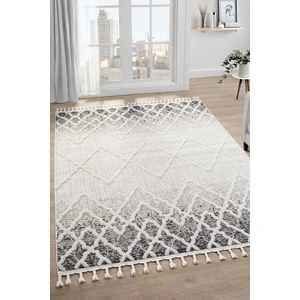 Bej Krem Modern Dokuma Halı Oturma Odası Salon Halısı