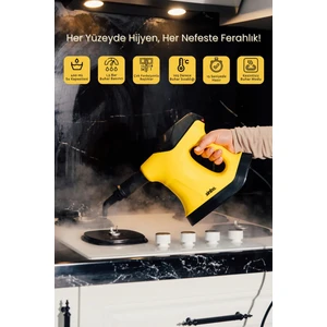 SSC-6424 9 In1 Çok Fonksiyonlu El Tipi Basınçlı Buharlı Temizlik Makinesi-Kesintisiz Buhar Özellikli