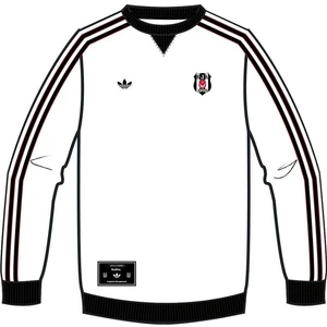 Adidas Erkek  Beyaz  Sweatshirt Bjk Icon Swt JM4911