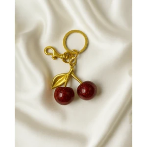 Kiraz Anahtarlık ve Çanta Charmı