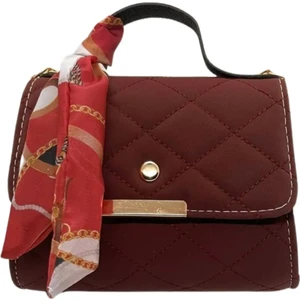 Fularlı Zincirli Mini Omuz Çantası