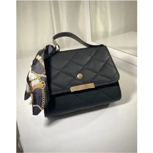 Fularlı Zincirli Mini Omuz Çantası