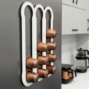 Nespresso Uyumlu Metal Kahve Kapsül Tutucu Mıknatıslı Kapsül Düzenleyici