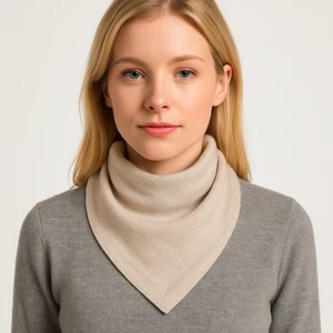 Tek Renk Triko Fular