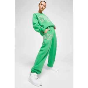 Phoenix Fleece High Waisted Loose Fit Sweatpant Oversize Eşofman Altı Yeşil