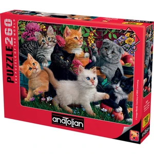 260 Parça xl Puzzle - Oyuncu Kediler 3327