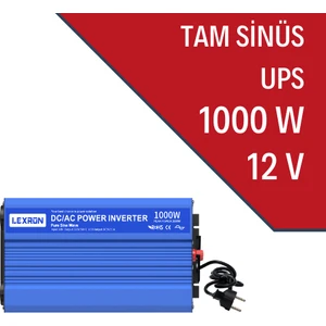 1000W 1kw 12V Tam Sınüs Inverter (Ups)