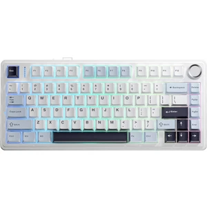 F75 Mekanik Rgb Tkl Ice Vein Switch Kablosuz Makrolu Hot Swap Klavye Lacivert
