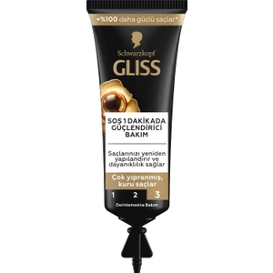 Schwarzkopf Gliss Ultimate Repair SOS 1 Dakikada Güçlendirici Bakım Kremi 15 ml