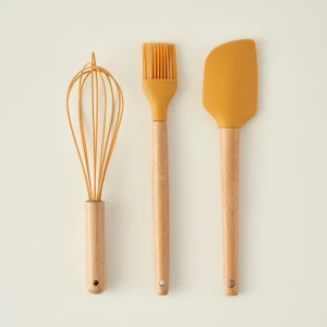 Olivia 3'lü Silikon Hazırlık Seti Hardal
