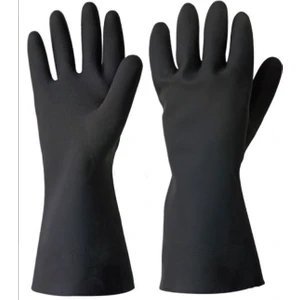 Flb2812 Kimyasal Eldiven Siyah 32Cm No:8