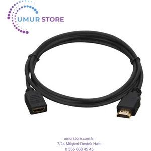 Hd Dişi Erkek Ara Kablo HDMI To HDMI 30CM Kısa HDMI Kablo Altın Uçlu Full Hd 3D LCD LED Ps3 Uydu Receiver
