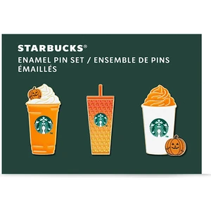 Starbucks® Pin Set -  Balkabağı Tasarımlı -  11170984