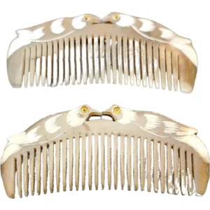 Osmanzadem Göynük Kemik Tarak 12 cm Kuş Desenli