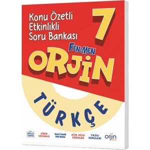 Orjin Okul 2026 7. Sınıf Türkçe Konu Özetli Soru Bankası