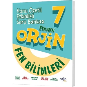 Orjin Okul 2026 7. Sınıf Fen Bilimleri Konu Özetli Soru Bankası