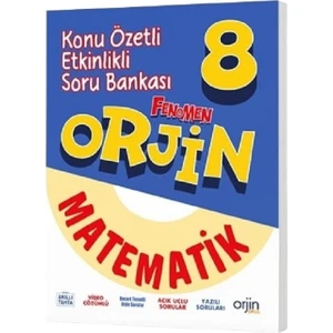 Orjin Okul 2026 8. Sınıf Matematik Konu Özetli Soru Bankası