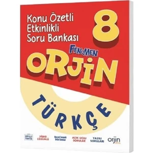 Orjin Okul 2026 8. Sınıf Türkçe Konu Özetli Soru Bankası