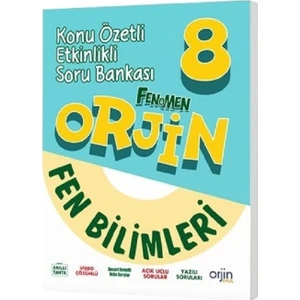 Orjin Okul 2026 8. Sınıf Fen Bilimleri Konu Özetli Soru Bankası