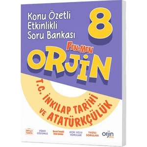 Orjin Okul 2026 8. Sınıf İnkılap Tarihi Konu Özetli Soru Bankası