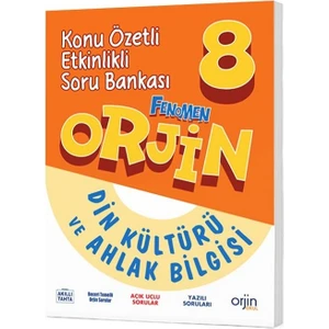 Orjin Okul 2026 8. Sınıf Din Kültürü Konu Özetli Soru Bankası