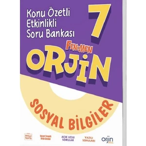 Orjin Okul 2026 7. Sınıf Sosyal Bilgiler Konu Özetli Soru Bankası