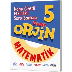Orjin Okul 2026 5. Sınıf Matematik Konu Özetli Soru Bankası Güncel Müfredat