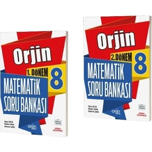 Orjin Okul 2026 8. Sınıf Matematik 1. Ve 2. Dönem Soru Bankası