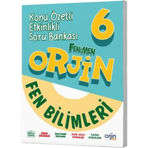 Orjin Okul 2026 6. Sınıf Fen Bilimleri Konu Özetli Soru Bankası Güncel Müfredat