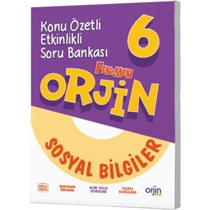 Orjin Okul 2026 6. Sınıf Sosyal Bilgiler Konu Özetli Soru Bankası Güncel Müfredat