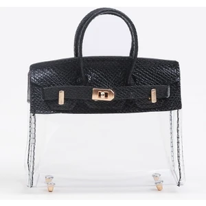 Bayan Güzel Narin Şeffaf Kulaklık Araba Anahtarı Çanta (Yurt Dışından)