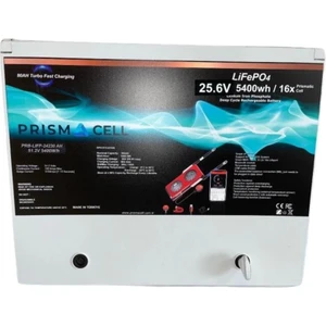 Teknovasyon Arge Prismacell  Lifepo4 210AH 25,6 Volt Prizmatik Smart Bluetooth 5400 Watt Ak