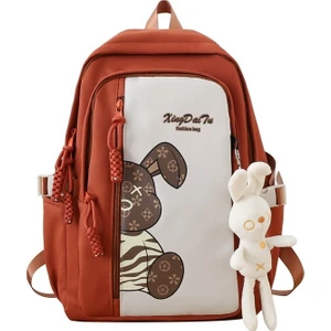 Rahat Kolej Tarzı Büyük Kapasiteli Kore Tarzı Öğrenci Okul Çantası, Kontrast Renklerle Kore Tarzı Ortaokul ve Lise Öğrencisi Sırt Çantası (Yurt Dışından)