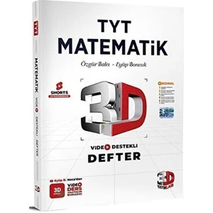 3D Yayınları TYT Matematik Video Defter Notu Vdd